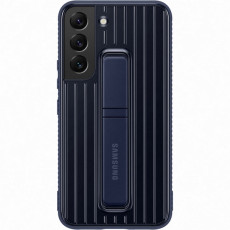 Чехол Samsung Protective Standing Cover S22 т.-синий (EF-RS901)