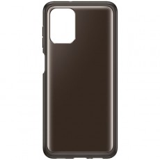 Чехол Samsung Soft Clear Cover A12 чёрный (EF-QA125)