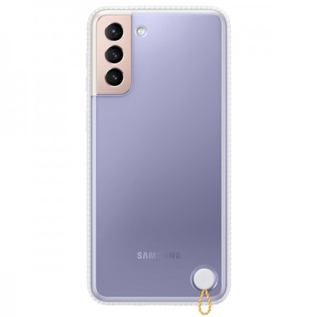 Чехол Samsung Clear Protective Cover S21+ White frame EF-GG996