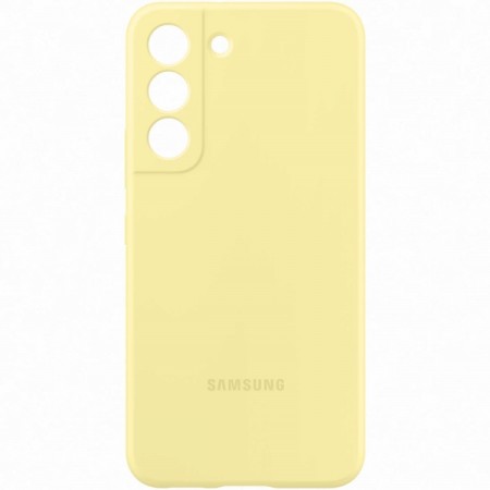 Чехол Samsung Silicone S22 Butter Yellow (EF-PS901)