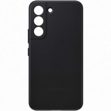 Чехол Samsung Leather Cover S22 черный (EF-VS901)