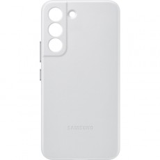 Чехол Samsung Leather Cover S22 светло-серый (EF-VS901)