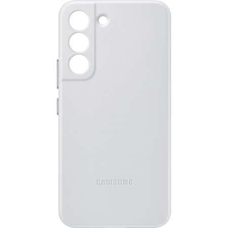 Чехол Samsung Leather Cover S22 светло-серый (EF-VS901)