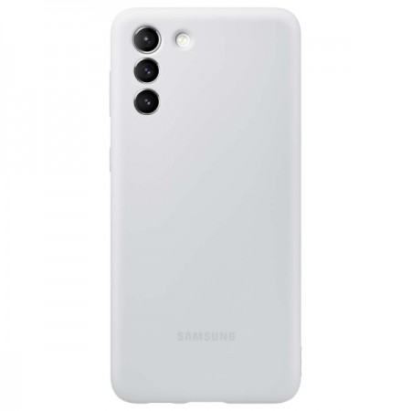 Чехол Samsung Silicone Cover S21+ Light Gray (EF-PG996)