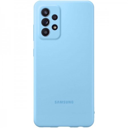Чехол Samsung Silicone Cover A52 Blue (EF-PA525)