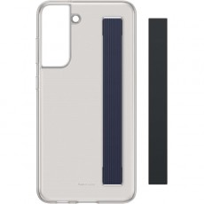 Чехол Samsung Slim Strap Cover S21 FE темно-серый (EF-XG990)