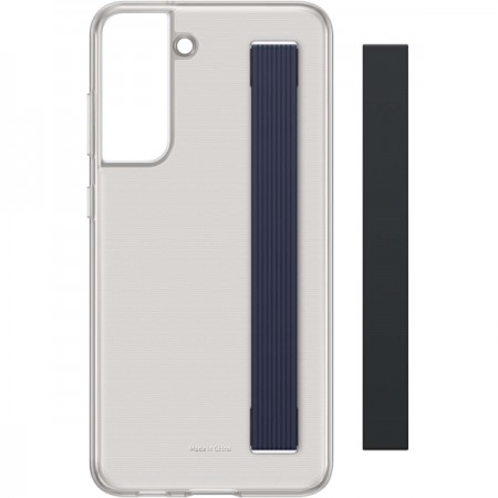 Чехол Samsung Slim Strap Cover S21 FE темно-серый (EF-XG990)