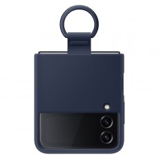 Чехол Samsung Galaxy Z Flip4 Silicone Ring Navy (EF-PF721TNEG)