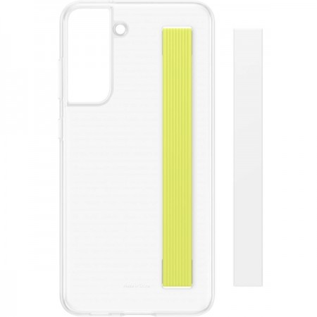 Чехол Samsung Slim Strap Cover S21 FE белый оттенок (EF-XG990)