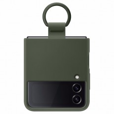 Чехол Samsung Galaxy Z Flip4 Silicone Ring Khaki (EF-PF721TGEG)