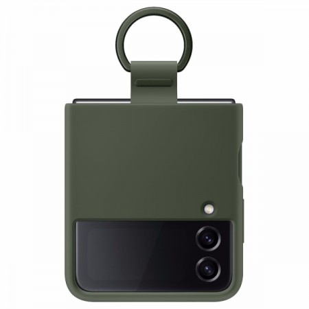 Чехол Samsung Galaxy Z Flip4 Silicone Ring Khaki (EF-PF721TGEG)