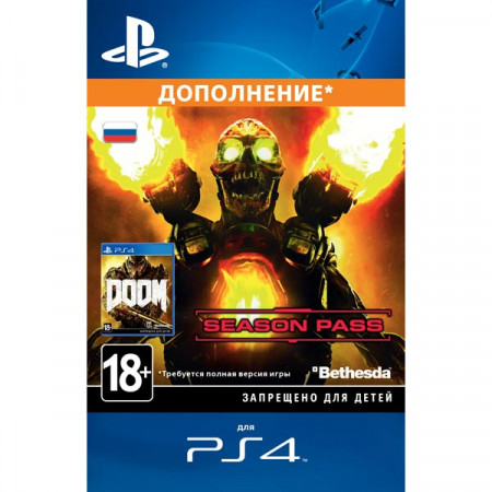 Дополнения для игр PS4 Sony Doom - Season Pass (Дополнение)