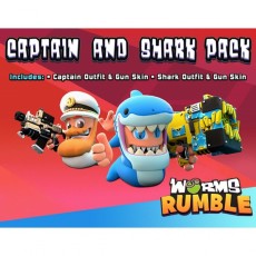 Дополнение для игры PC Team 17 Worms Rumble - Captain & Shark Double Pack
