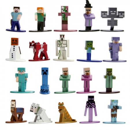 Фигурка Jada Nano Metalfigs - Minecraft Wave 2 (20 Pack)