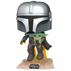 Фигурка Funko POP! Star Wars: Mandalorian - Mando Flying w/Jet