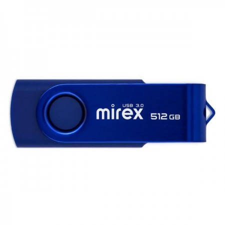 Флеш-диск Mirex Swivel Deep Blue 512GB USB 3.0