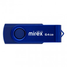 Флеш-диск Mirex Swivel Deep Blue 64GB USB 3.0