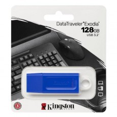 Флеш-диск Kingston 128GB DataTraveler Exodia Blue
