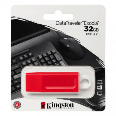 Флеш-диск Kingston DataTraveler Exodia 32GB Red