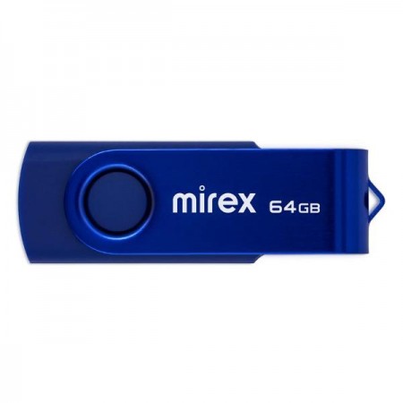 Флеш-диск Mirex SWIVEL DEEP BLUE 64GB USB 2.0