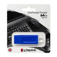 Флеш-диск Kingston 64GB DataTraveler Exodia Blue KC-U2G64-7GB