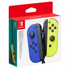 Геймпад для Switch Nintendo 2шт, Joy-Con синий/неоновый желтый