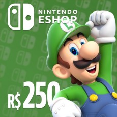 Игровая валюта Nintendo Switch 250 бразильских реалов