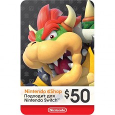 Карта оплаты Nintendo Nintendo eShop 50 USD USA