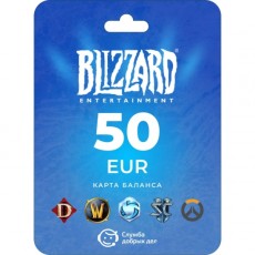 Игровая валюта PC Blizzard Консультация по активации подарочной карты 50 EUR