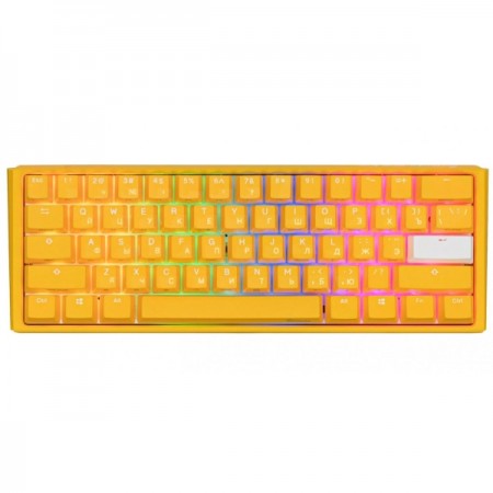 Игровая клавиатура Ducky One 3 Mini Yellow (Cherry MX Blue)