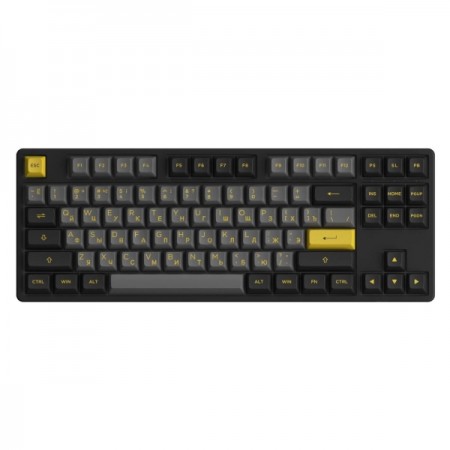 Игровая клавиатура Akko 5087S-Black&Gold USB RGB Hot Swap Jelly Purple