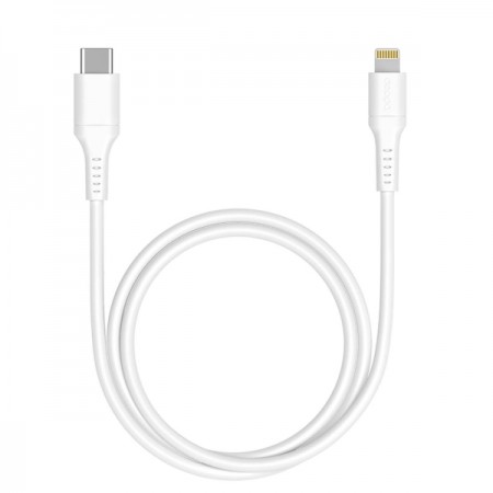 Кабель Lightning Deppa USB-C - Lightning 1,2м MFI белый (72231)