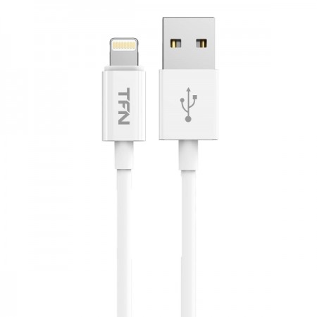 Кабель Lightning TFN 1.0m TPE white (TFN-CLIGUSB1MTPWH)