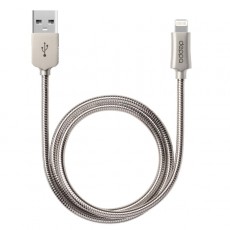 Кабель Deppa для iPod, iPhone, iPad 1,2м MFI USB-Lightning Steel (72272)