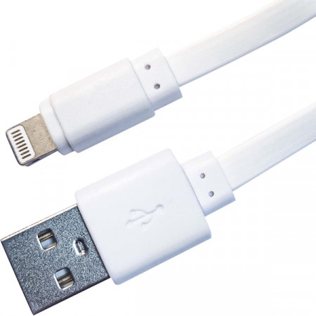 Кабель Lightning Gal 2857 плоский USB A - 8pin 2А L=1,5m GAL