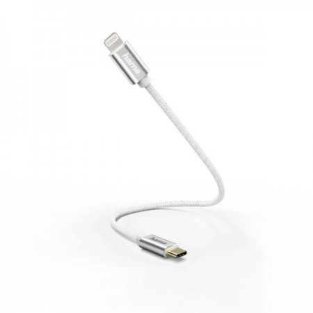 Кабель Lightning Hama 0,2 м Lightning USB Type-C White (00187209)