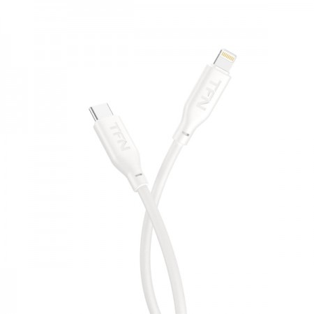 Кабель Lightning TFN silicone 0.6m white (TFN-C-SIL-CL06M-WH)