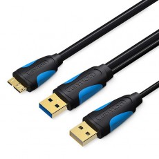 Кабель для компьютера Vention USB 3.0 AM/micro B USB 2.0 AM 1м (VAS-A62-B100)