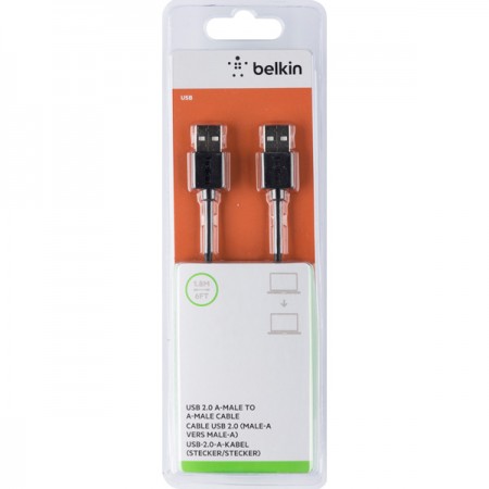 Кабель для компьютера Belkin USB-A папа/USB-A папа 1.8м (F3U131BT1.8M)