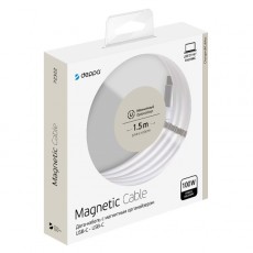 Кабель для Mac Deppa 2.0 USB-C 1,5м White (72322)