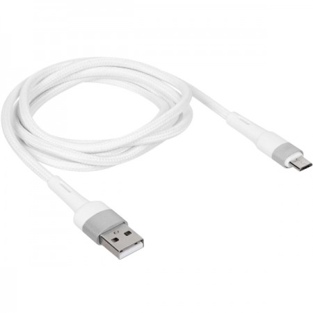 Кабель для сотового телефона TFN microUSB Envy 1.2m нейлон White