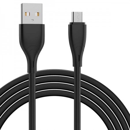 Кабель для сотового телефона Carmega micro-USB PVC 1м Black