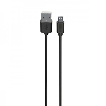 Кабель для сотового телефона InterStep MicroUSB-USB-A USB 2.0 черный 1м