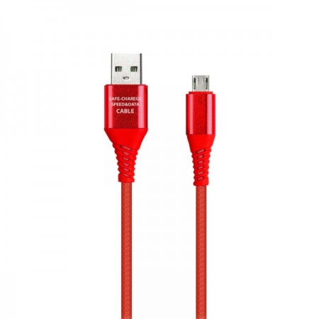 Кабель для сотового телефона Smartbuy microUSB 1м Red (iK-12ERGbox)