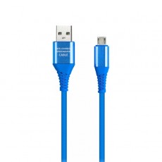 Кабель для сотового телефона Smartbuy microUSB 1м Blue (iK-12ERGbox)