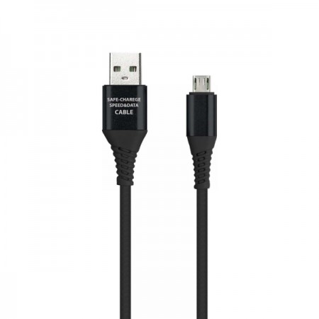 Кабель для сотового телефона Smartbuy microUSB 1м Black (iK-12ERGbox)