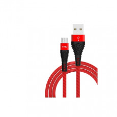 Кабель для сотового телефона TFN microUSB forza 1.0m Red/Black