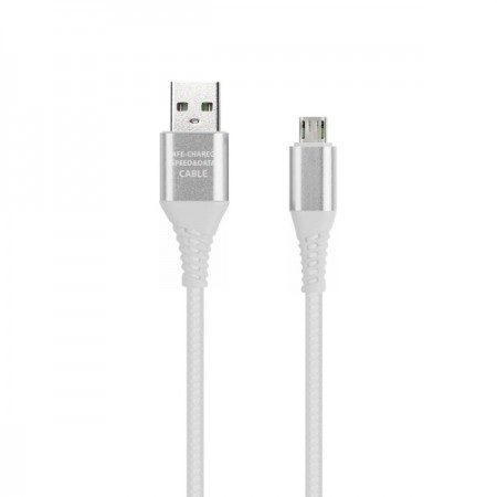 Кабель для сотового телефона Smartbuy microUSB 1м White (iK-12ERGbox)