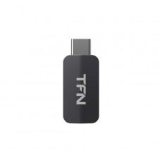 Кабель USB Type-C TFN OTG USB-A мама/USB-C папа, Grey