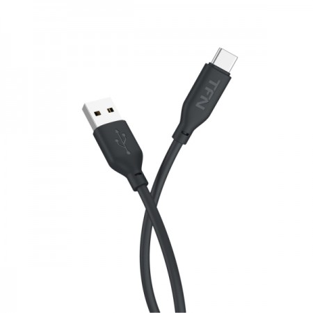 Кабель USB Type-C TFN silicone 0.6m black (TFN-C-SIL-AC06M-BK)